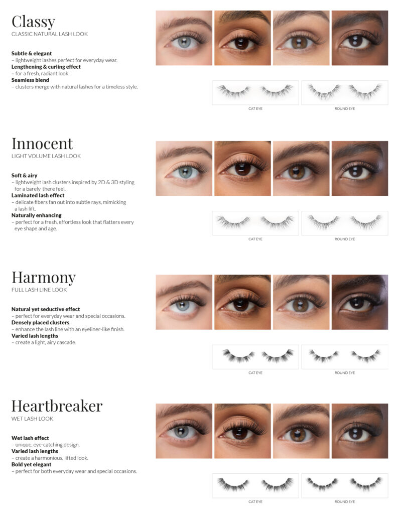 pre glued false eyelashes nanolash