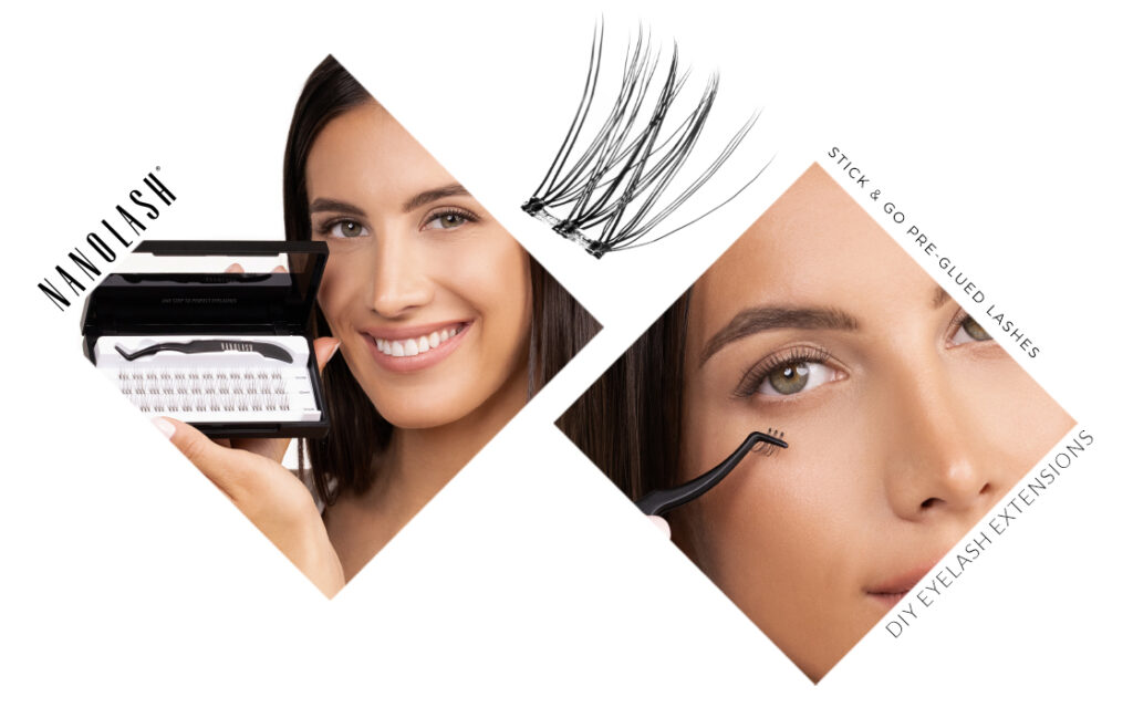 nanolash pre glued false eyelashes